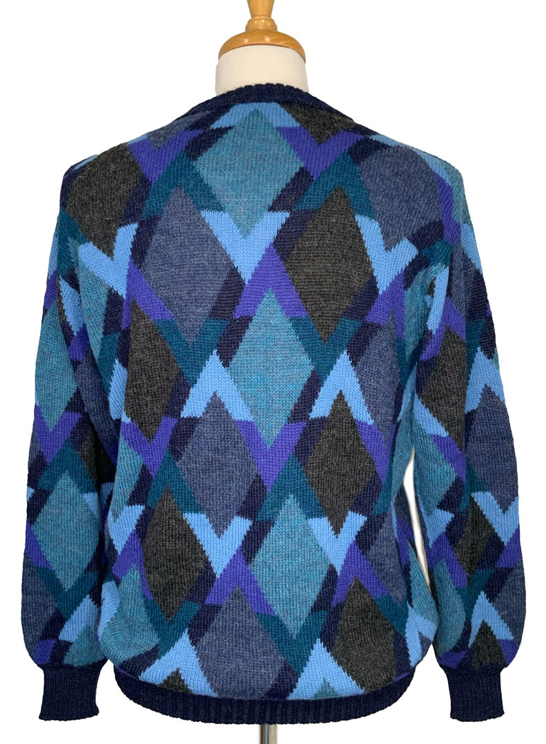 NEW - Crew Neck Blue Spire Sweater - 2