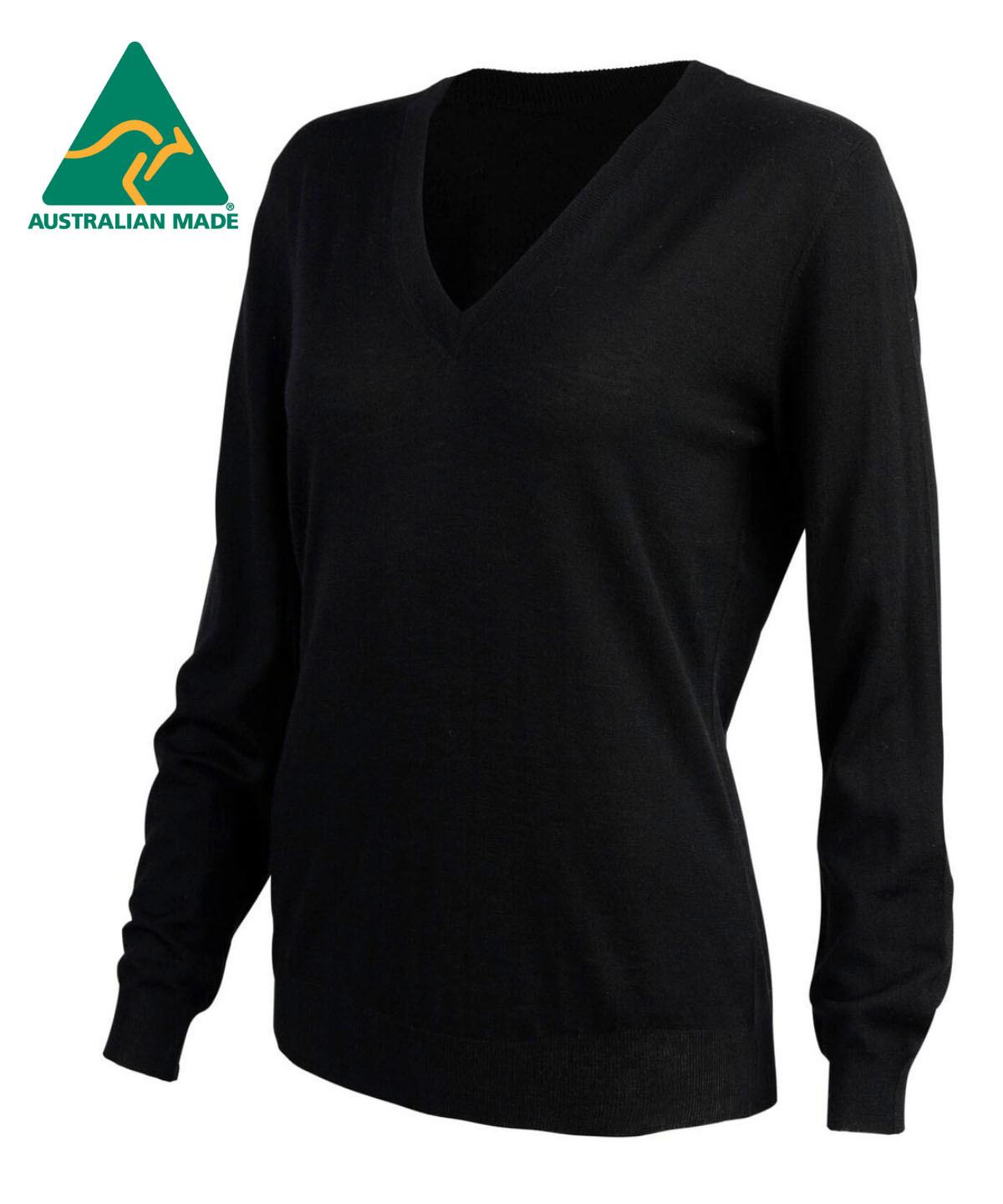Leura V-Neck Sweater - Black - 1