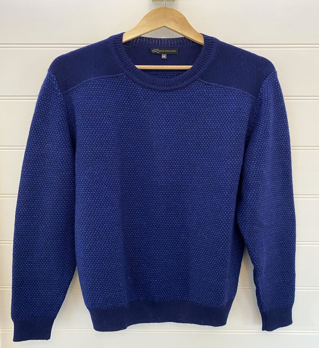 Pique Sweater - Navy/Cobalt - 1