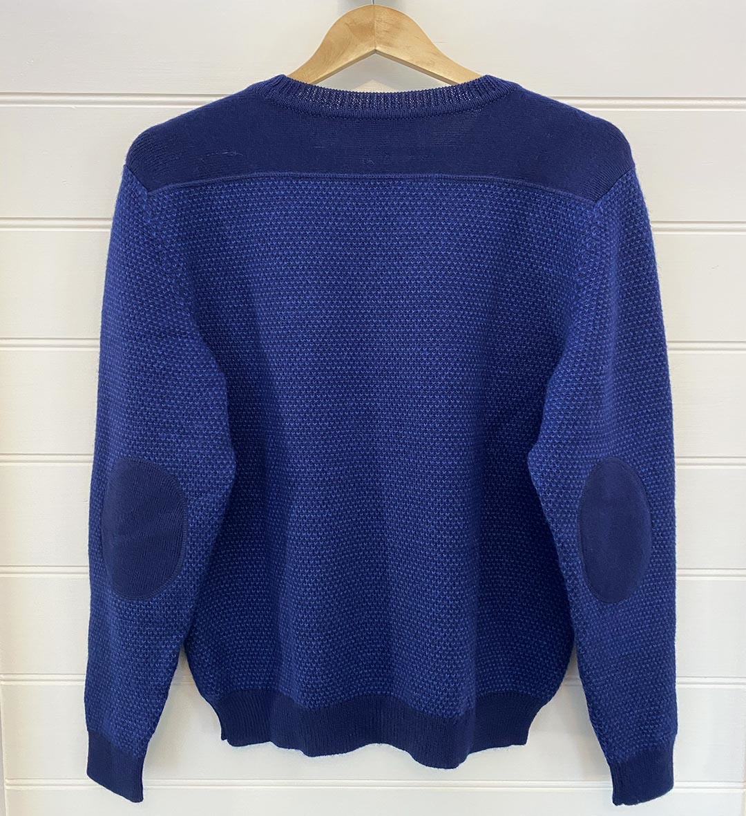 Pique Sweater - Navy/Cobalt - 2
