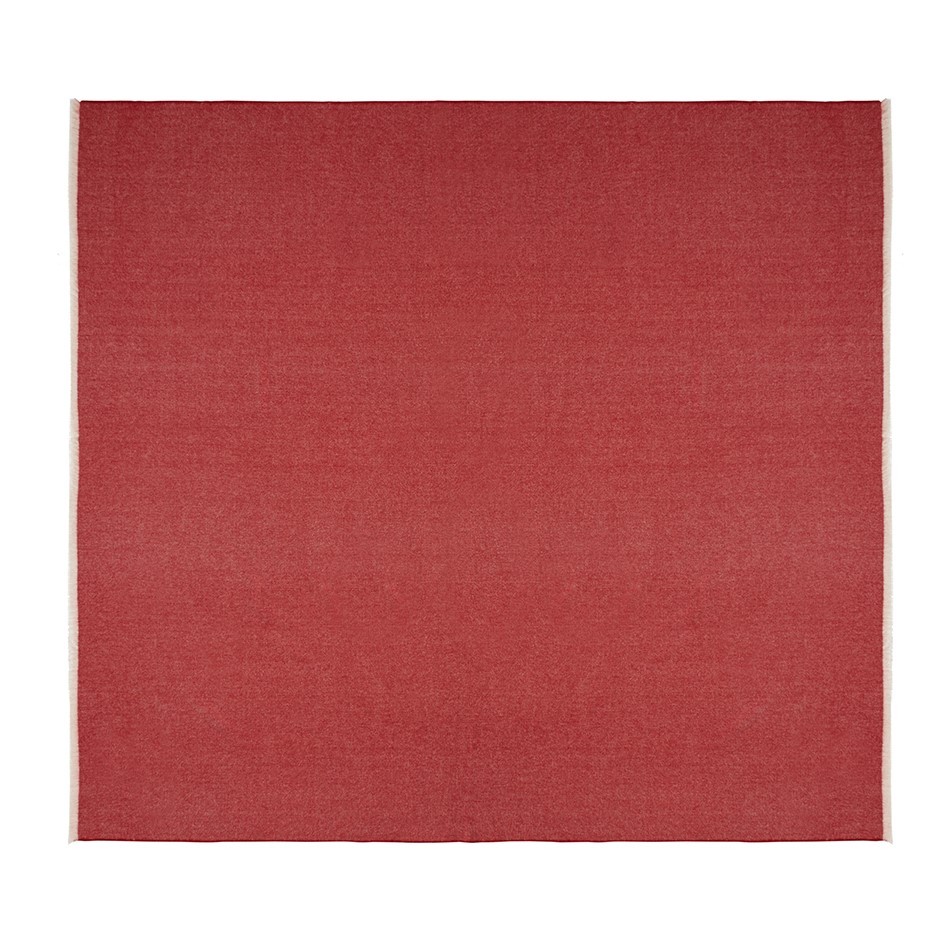 NEW - 100% Premium Baby Alpaca Pedro Throw - Sailor Red - 2