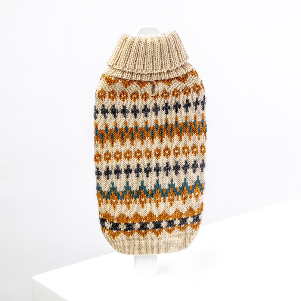 Dog Sweater - Golden Dreams - Size M - 3