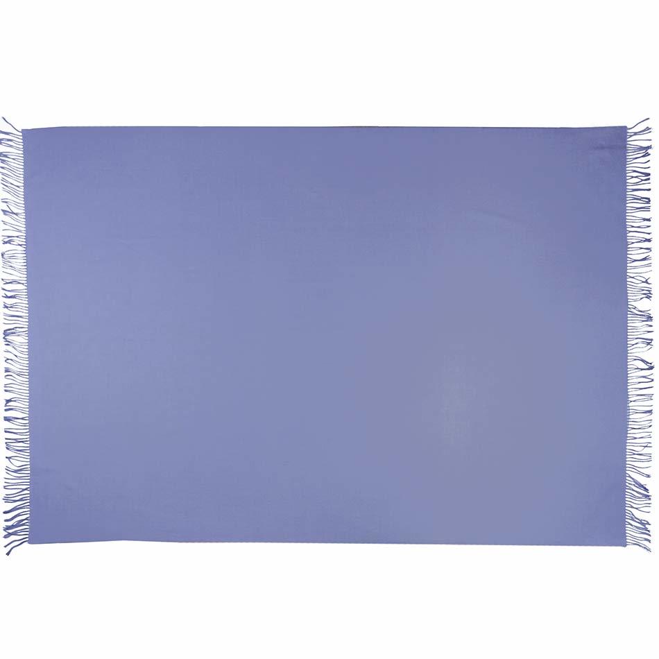 100% Baby Alpaca Throw  -  Sky - 2