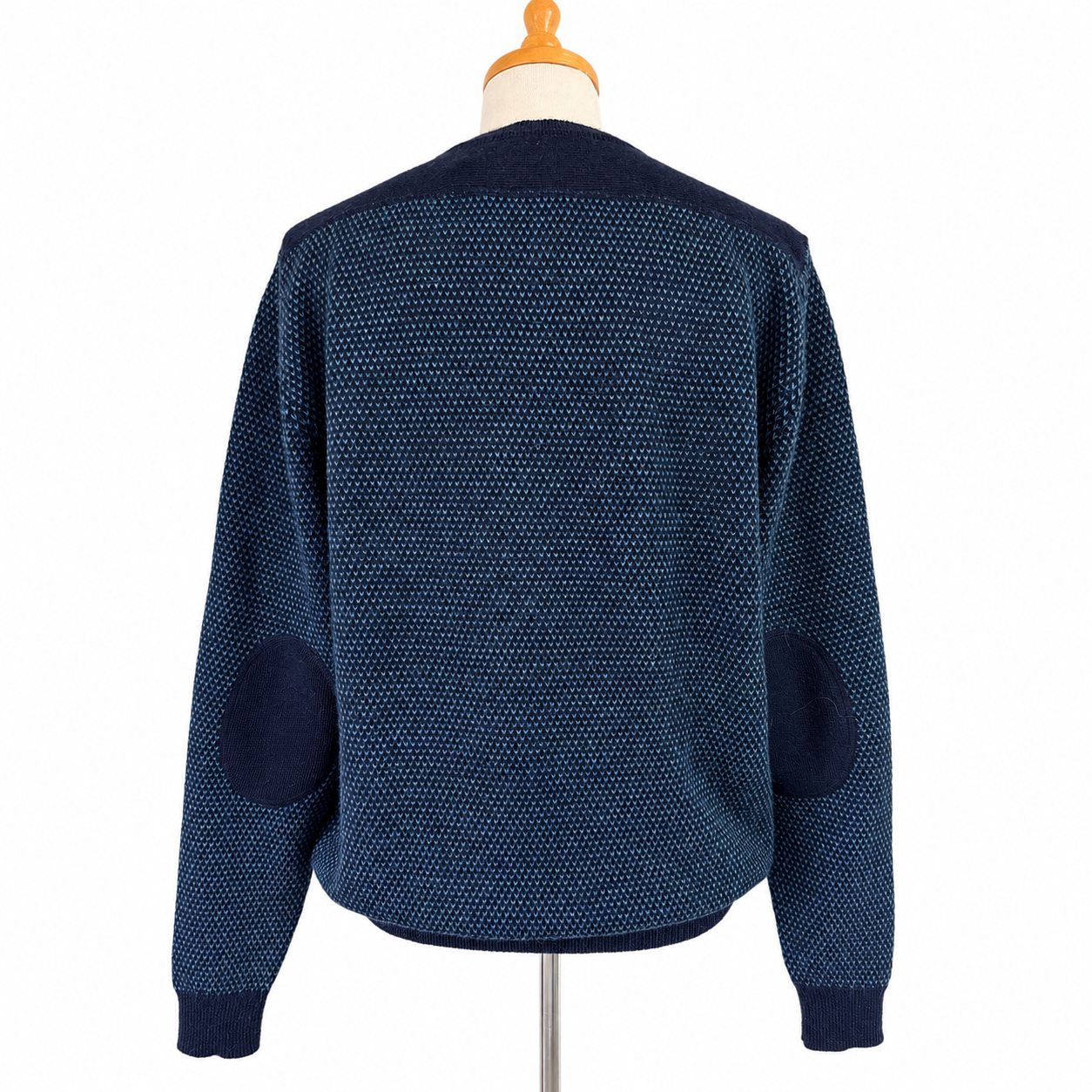 Pique Sweater - Dark Navy/Teal - 3