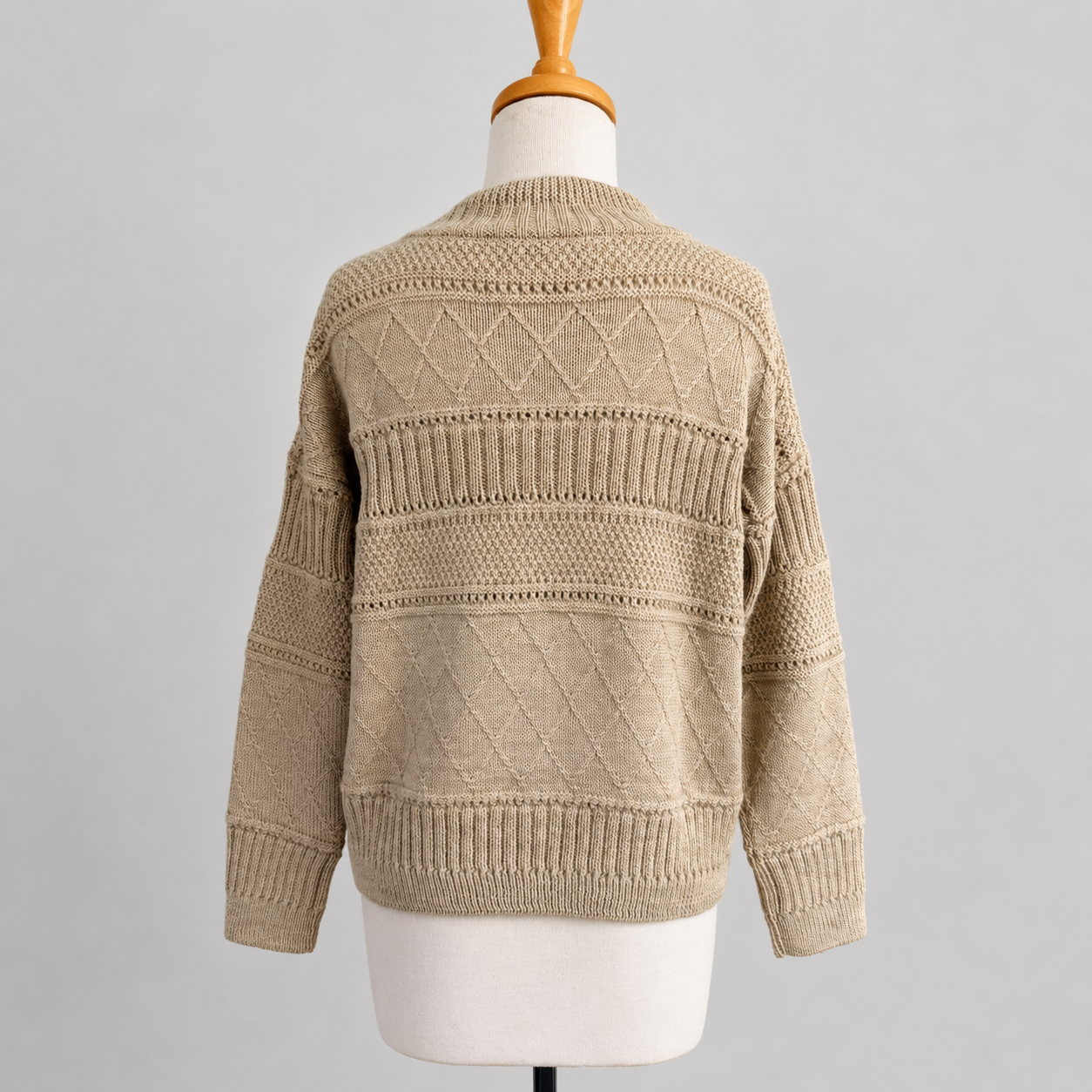 Piper High Neck Cable Sweater - 3