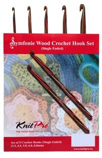 Symfonie Wood Crochet Hook Set Single-Ended - 1